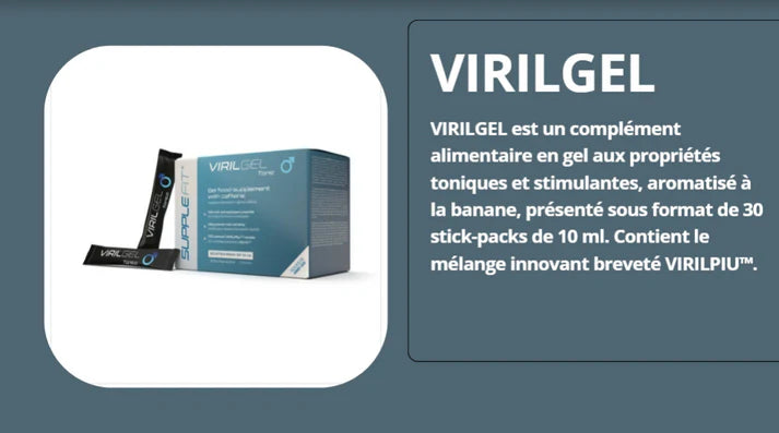 DUO VIRILITÉ : VIRILGEL + HIM PLUS : Booster de Virilité et d'Énergie Masculine