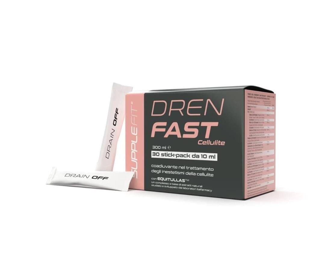 DREN FAST : Adjuvant dans le traitement des imperfections de la Cellulite - Avec EQUITULLAS™ - 300 ML