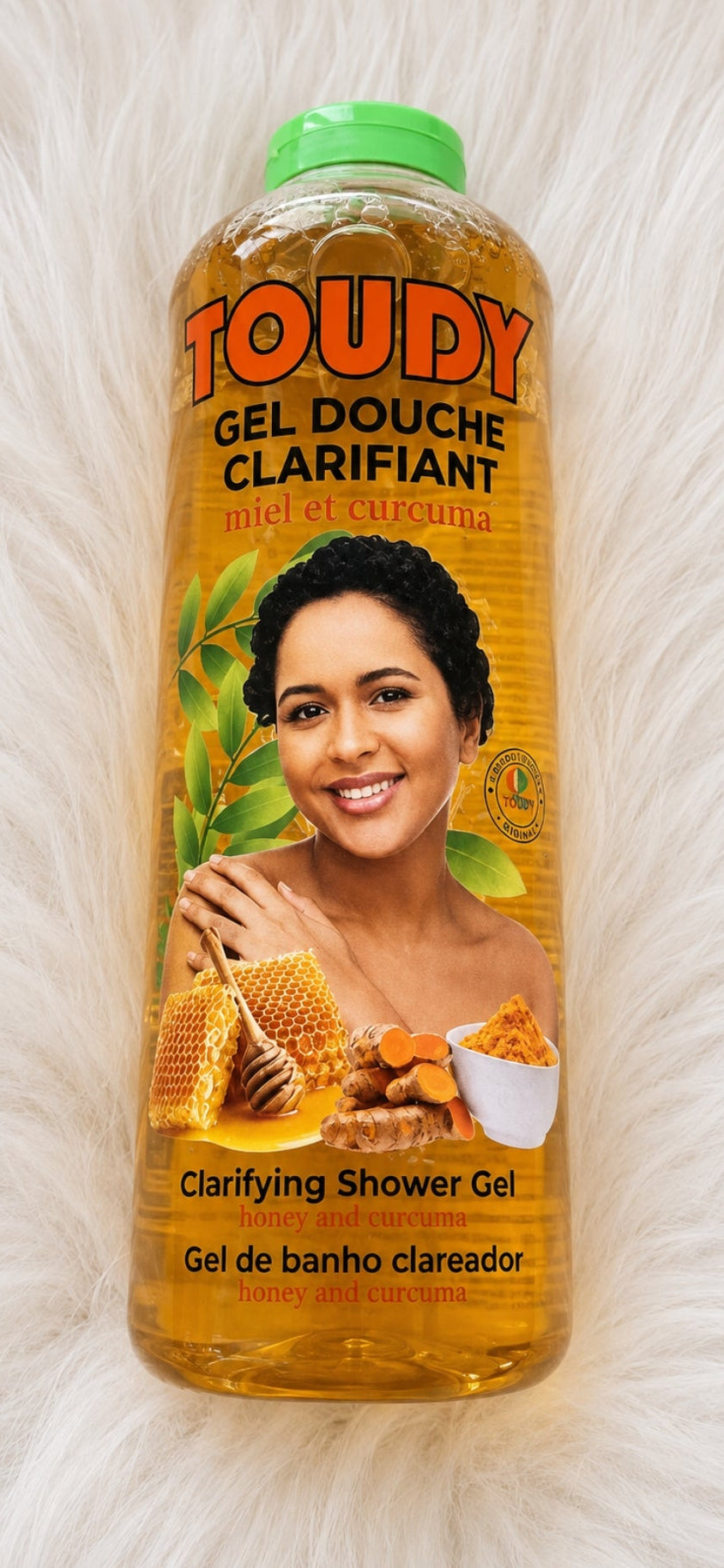 Gel Douche Clarifiant TOUDY - Miel & Curcuma