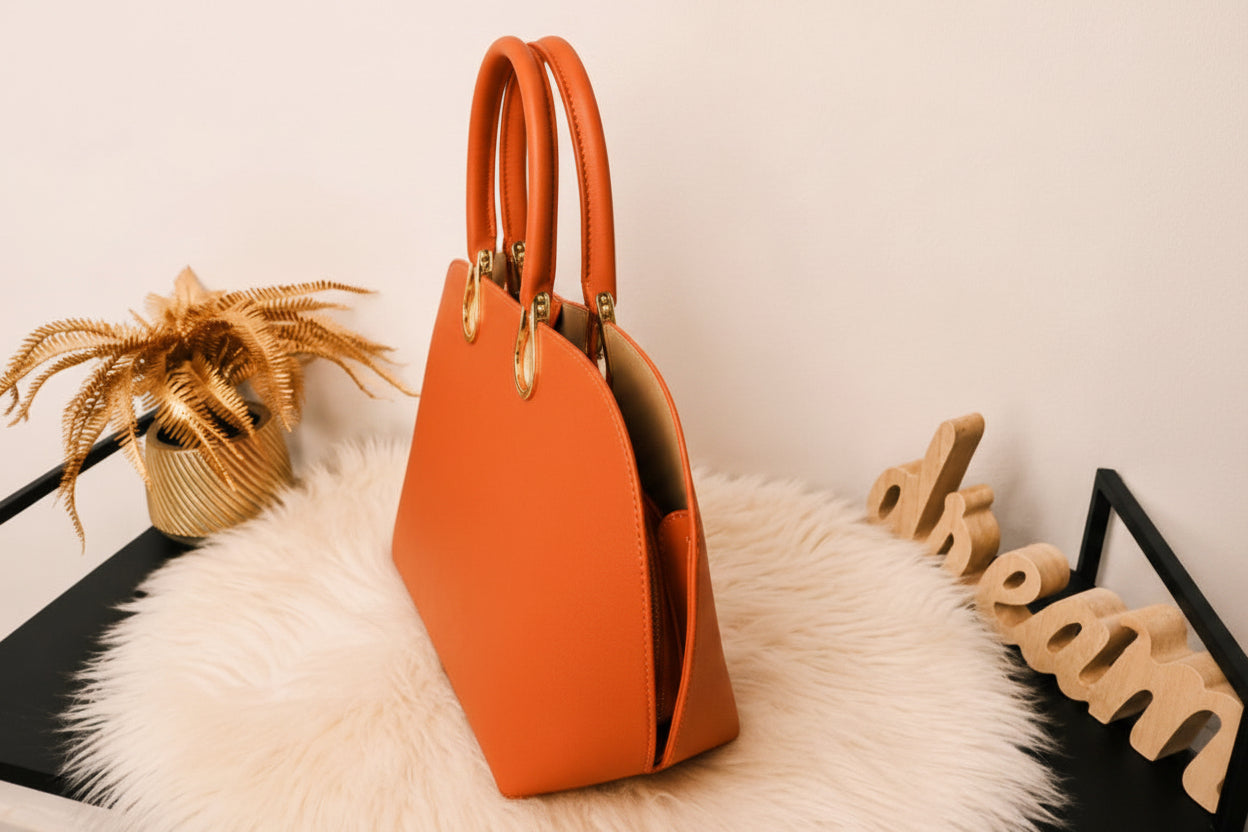 Sac à main ANGELO – Terracotta
