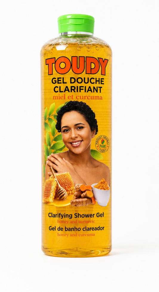 Gel Douche Clarifiant TOUDY - Miel & Curcuma