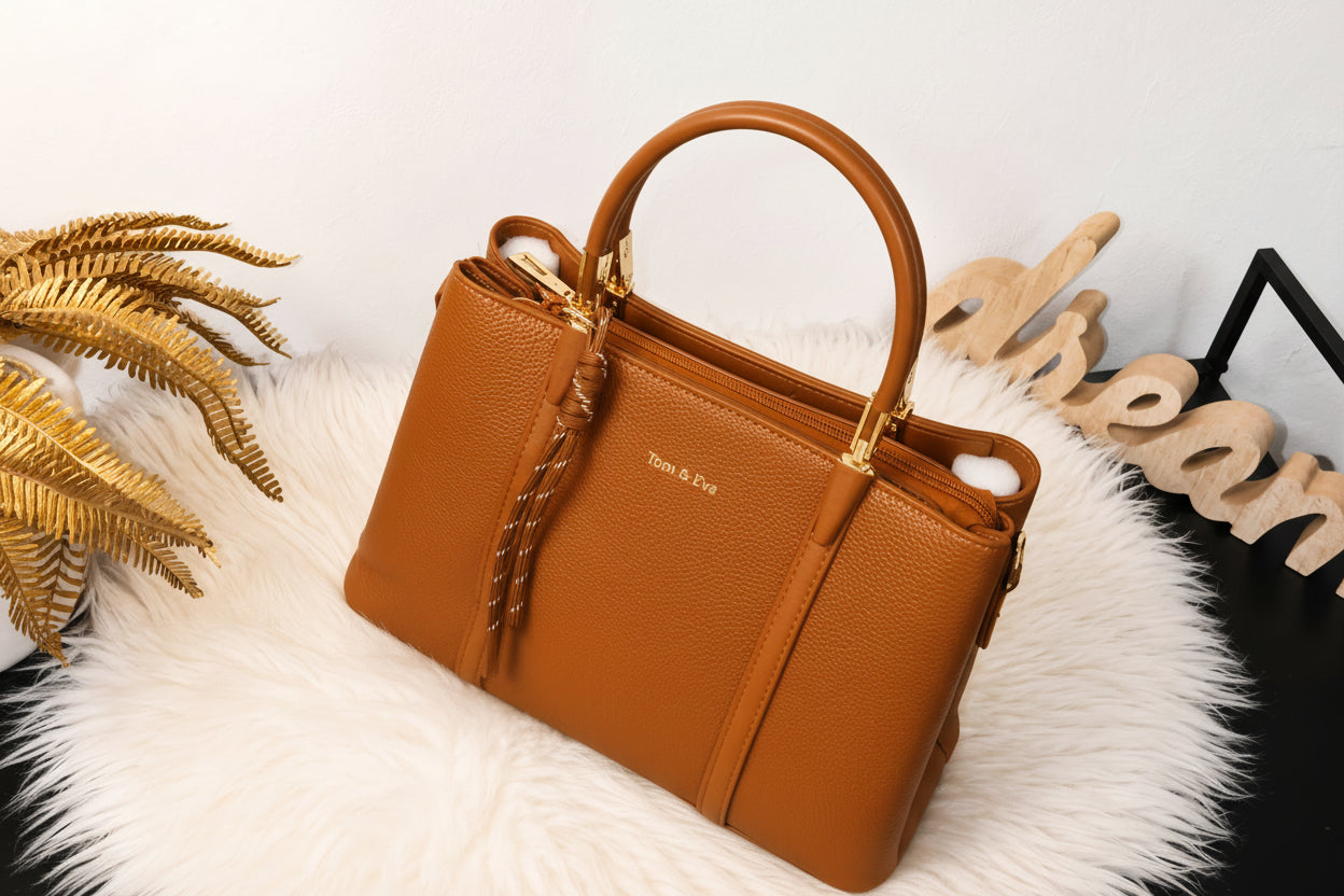 Sac à main Tom & Eva – Camel