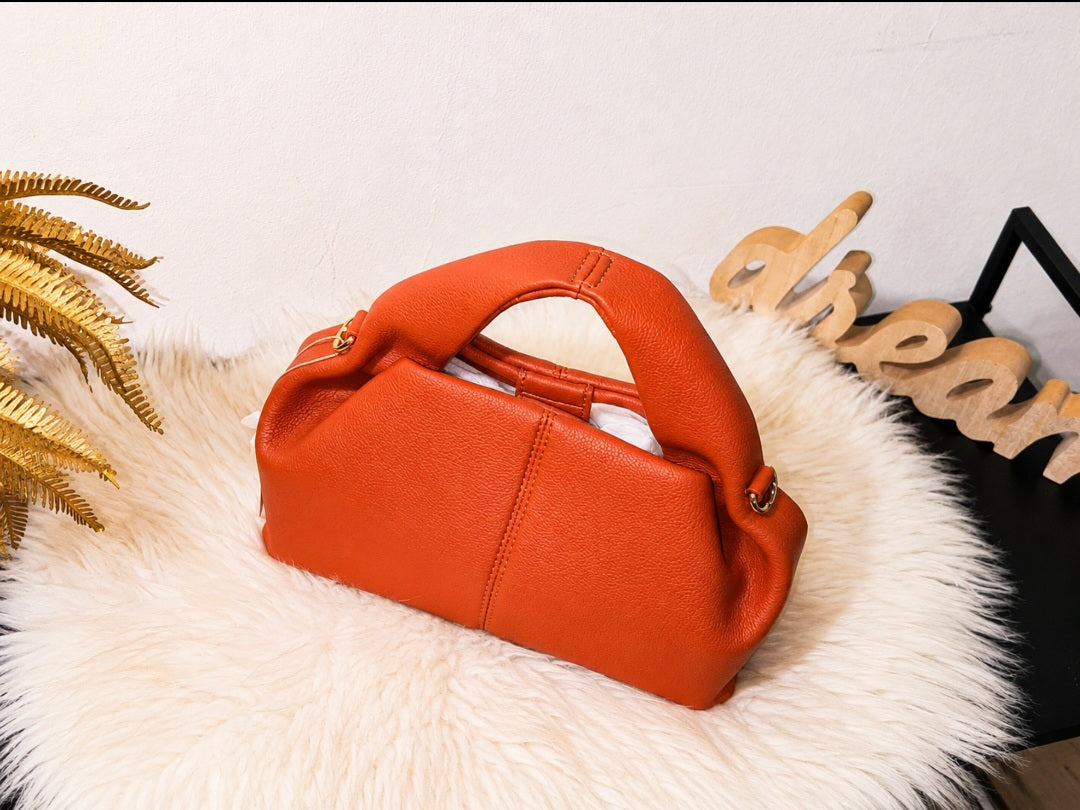 Mini sac à main Tom & Eva – Orange Terracotta