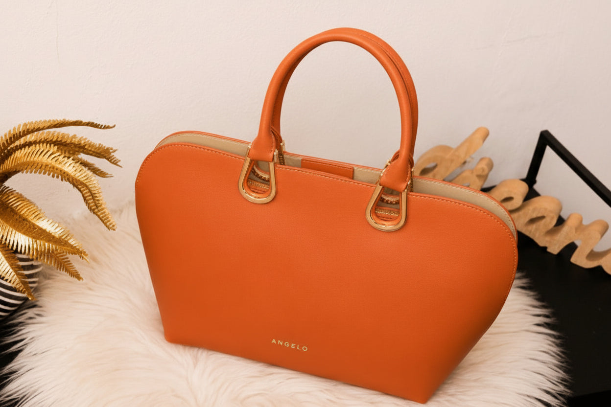 Sac à main ANGELO – Terracotta