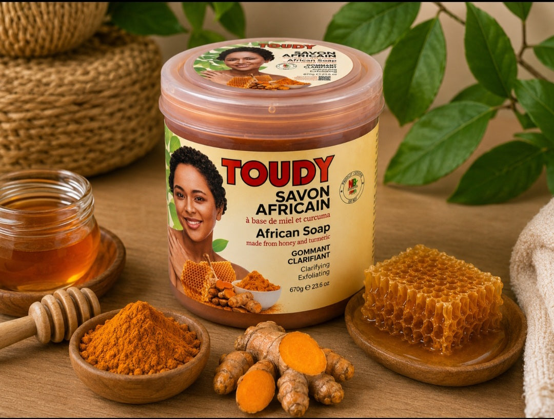 Savon Africain TOUDY – Miel & Curcuma 670 g