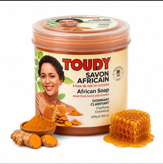 Savon Africain TOUDY – Miel & Curcuma 670 g